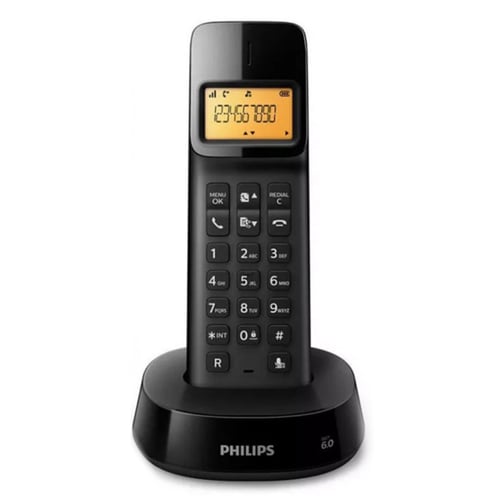 Trådløs telefon Philips D1601B/01 1,6" 300 mAh GAP Sort - picture
