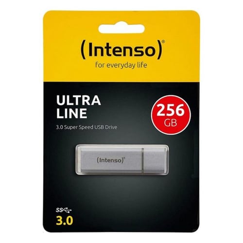 USB stick INTENSO 3531492 USB 3.0 256 GB Sølvfarvet_3