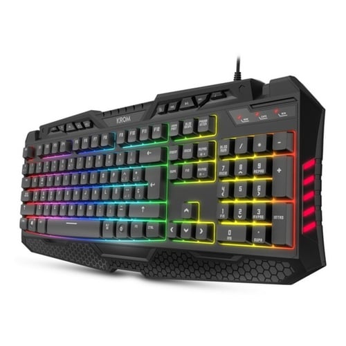 Gaming-tastatur Krom Kyra RGB USB Sort_6