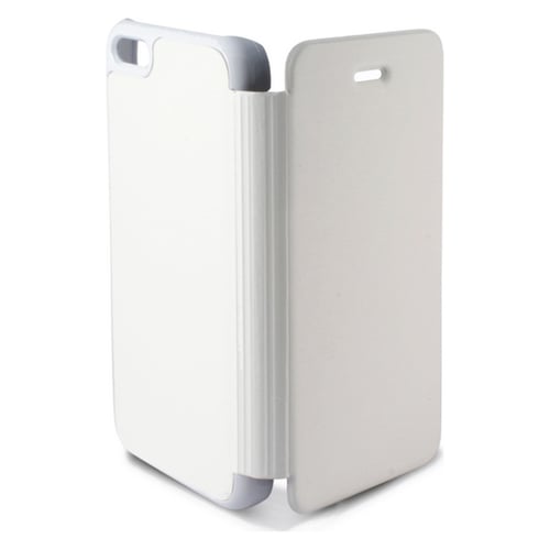 Folie Cover til Mobiltelefon iPhone 5C KSIX Slim Hvid_0