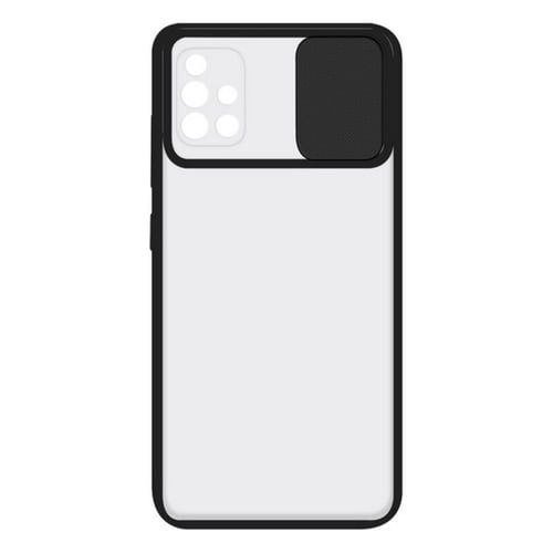 Cover til mobiltelefon med kant af TPU Samsung Galaxy A51 KSIX Duo Soft Cam Protect Sort_2