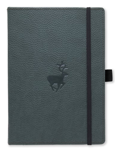 Dingbats* Wildlife A5+ Green Deer Notebook - Dotted_0