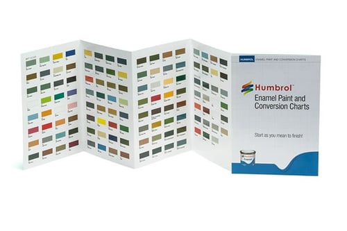 Humbrol Enamel Colour and Conversion Charts - picture