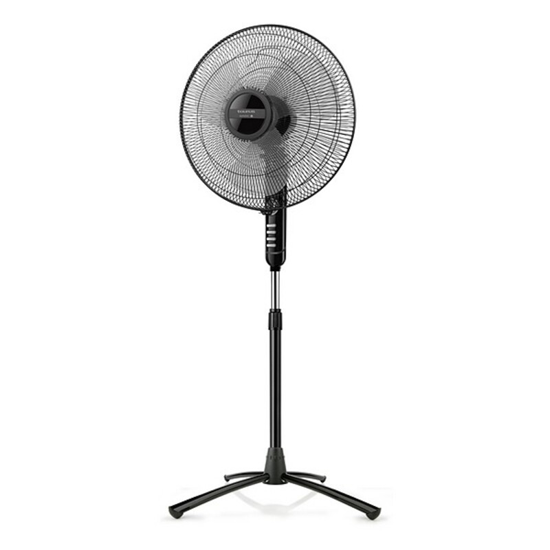 Freestanding Fan Taurus BERGEN 16C 45W (Ø 40 cm) Black Black/Grey Negro_0