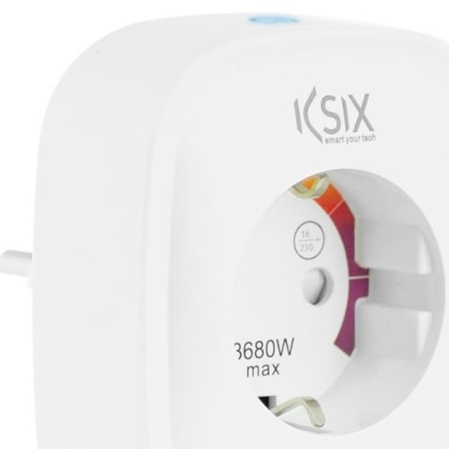 Smart-stik KSIX Smart Energy Slim WIFI 250V Hvid - picture