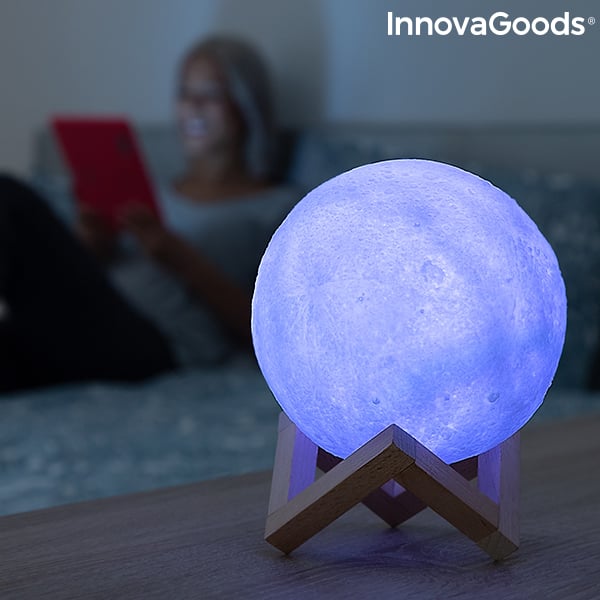 Rechargeable LED Moon Lamp Moondy InnovaGoods_34