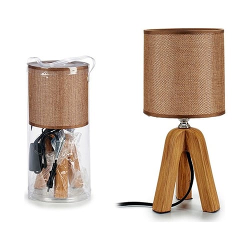 Bordlampe Keramikk (13 x 27,5 x 13 cm), Beige_5
