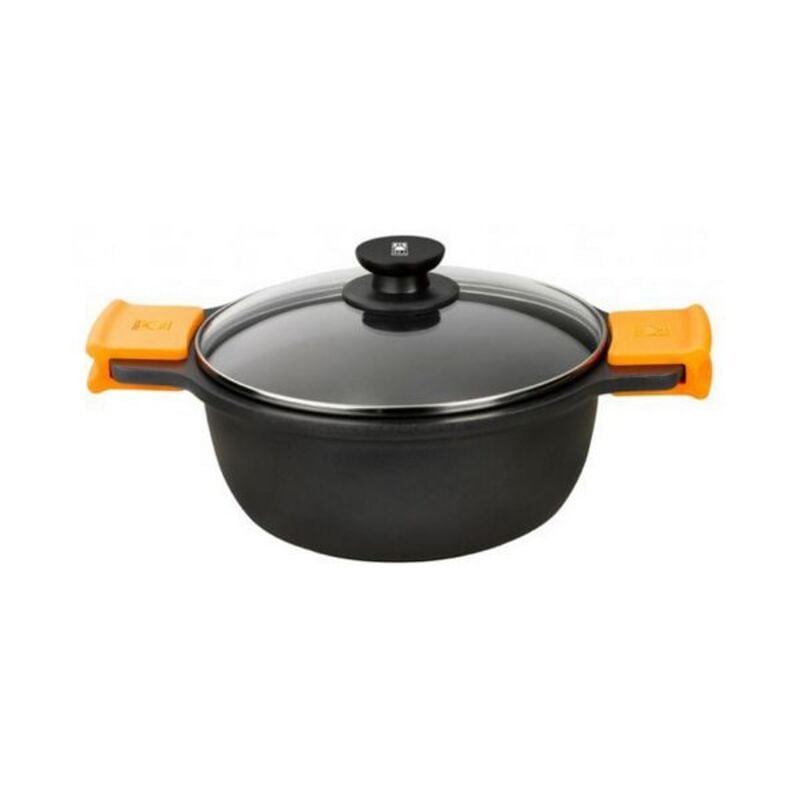 Casserole BRA Efficient (20 cm) Black Toughened aluminium (Ø 20 cm)_0