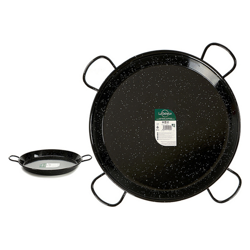 Pan Black Enamelled Steel (8 x 97 x 97 cm)_0