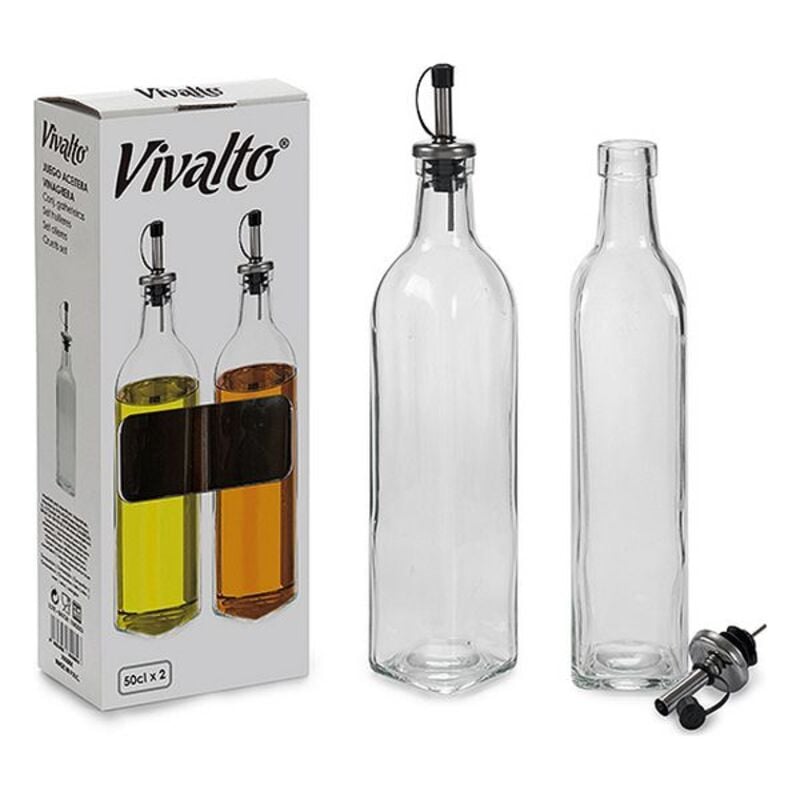 Vinegar server Vivalto Transparent (500 ml) (0,5 L) (5,7 x 29,5 x 5,7 cm)_0