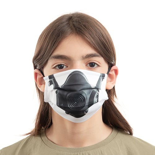Genanvendelig stof hygiejnemaske Gas Luanvi Størrelse M (Pakke med 3)_4
