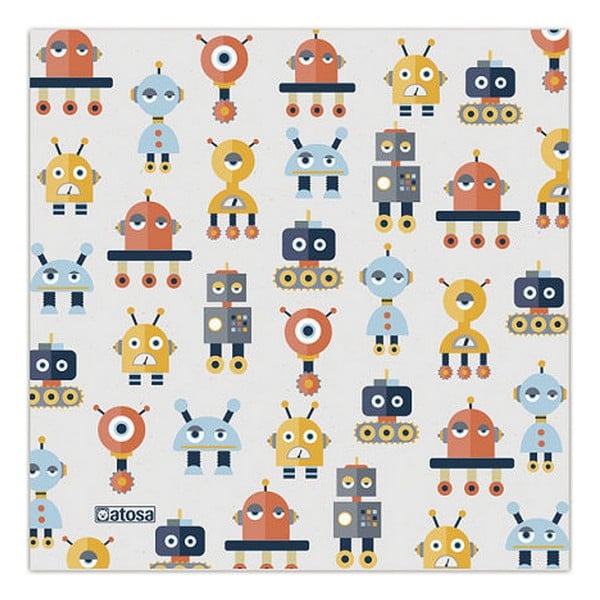 Hygienic Reusable Fabric Mask Robot Children's_0