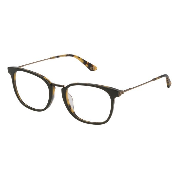 Men'Spectacle frame Police VPL6865106E3 Green Havana (ø 51 mm)_1