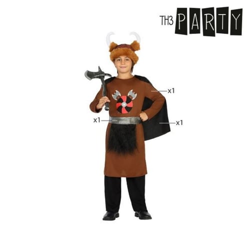 Kostume til børn Viking mand, str. 10-12 år - picture