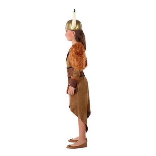 Maskeraddräkt för barn 114869 Vikingakvinna Brun (4 Pcs), str. 5-6 år - picture