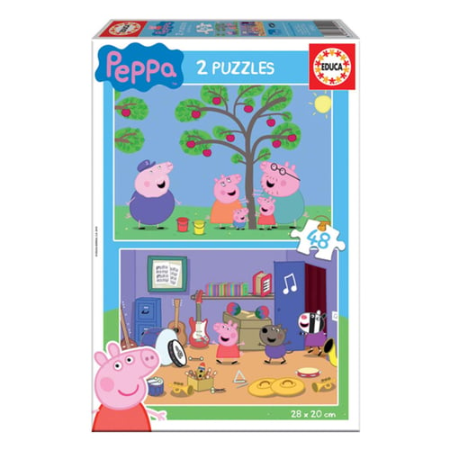 Børne Puslespil Peppa Pig Educa (2 x 48 pcs) - picture