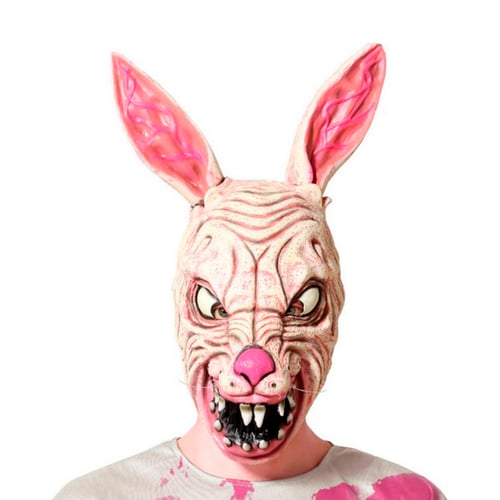 Maske Halloween Kanin Latex_0