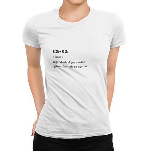 T-shirt Casa Hvid, str. L_0