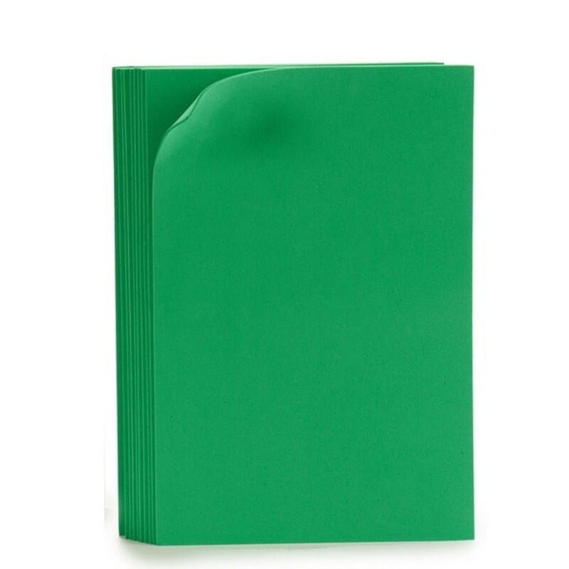 Paper Eva Rubber 10 Olive (65 x 0,2 x 45 cm) (10 Pieces) Green_1