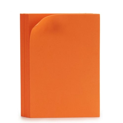 Papir Eva Gummi 10 (30 x 0,2 x 20 cm) (10 Dele) Orange_0