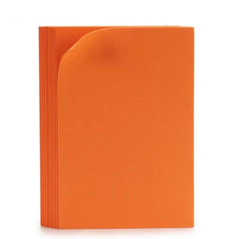 Paper Eva Rubber 10 (30 x 0,2 x 20 cm) (10 Pieces) Orange_1