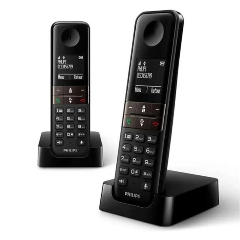 Wireless Phone Philips D4702B/34 Duo 1,8 DECT (2 pcs)_1
