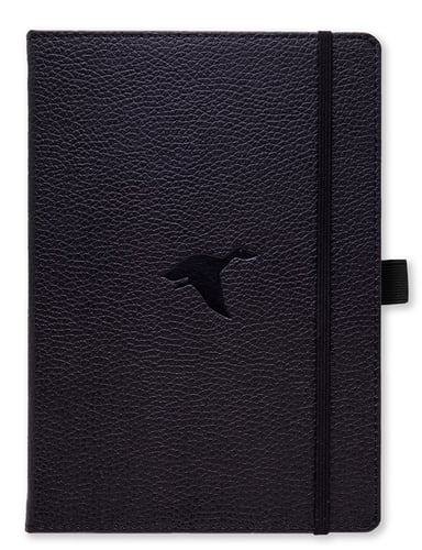 Dingbats* Wildlife A5+ Black Duck Notebook - Plain - picture