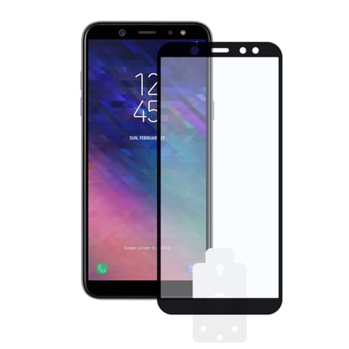 Skärmskydd i Härdat Glas för Mobiltelefon Samsung Galaxy A6 2018 KSIX  Extreme 2.5D | Pluus.se