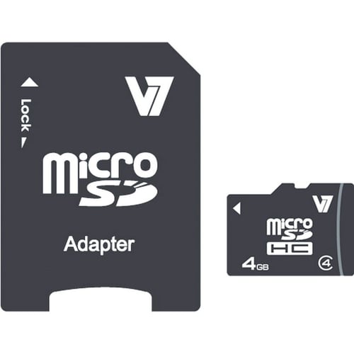 Micro-SD kort V7 VAMSDH4GCL4R-2E 4GB_3