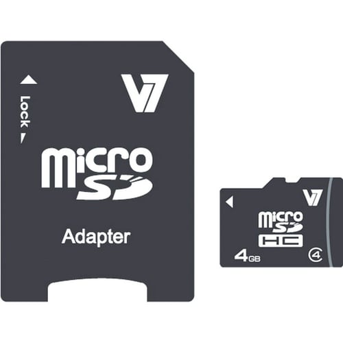 Mikro SD-kort V7 VAMSDH4GCL4R-2E 4GB_3