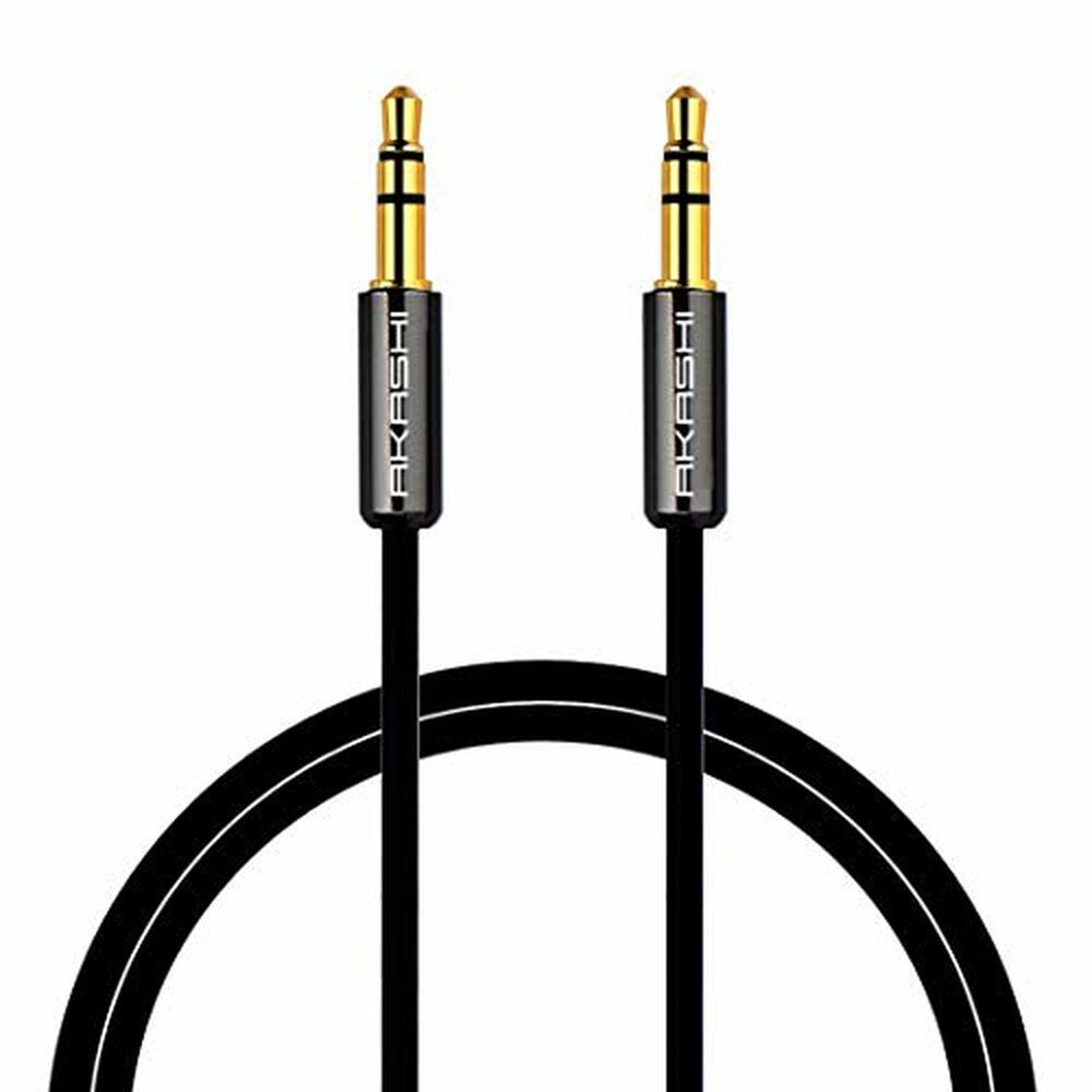 Audio Jack Cable (3.5mm) Akashi ALTJ 35 B 1 m Black_1