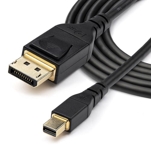 MiniDisplayPort til Displayport kabel Startech DP14MDPMM2MB Sort_5