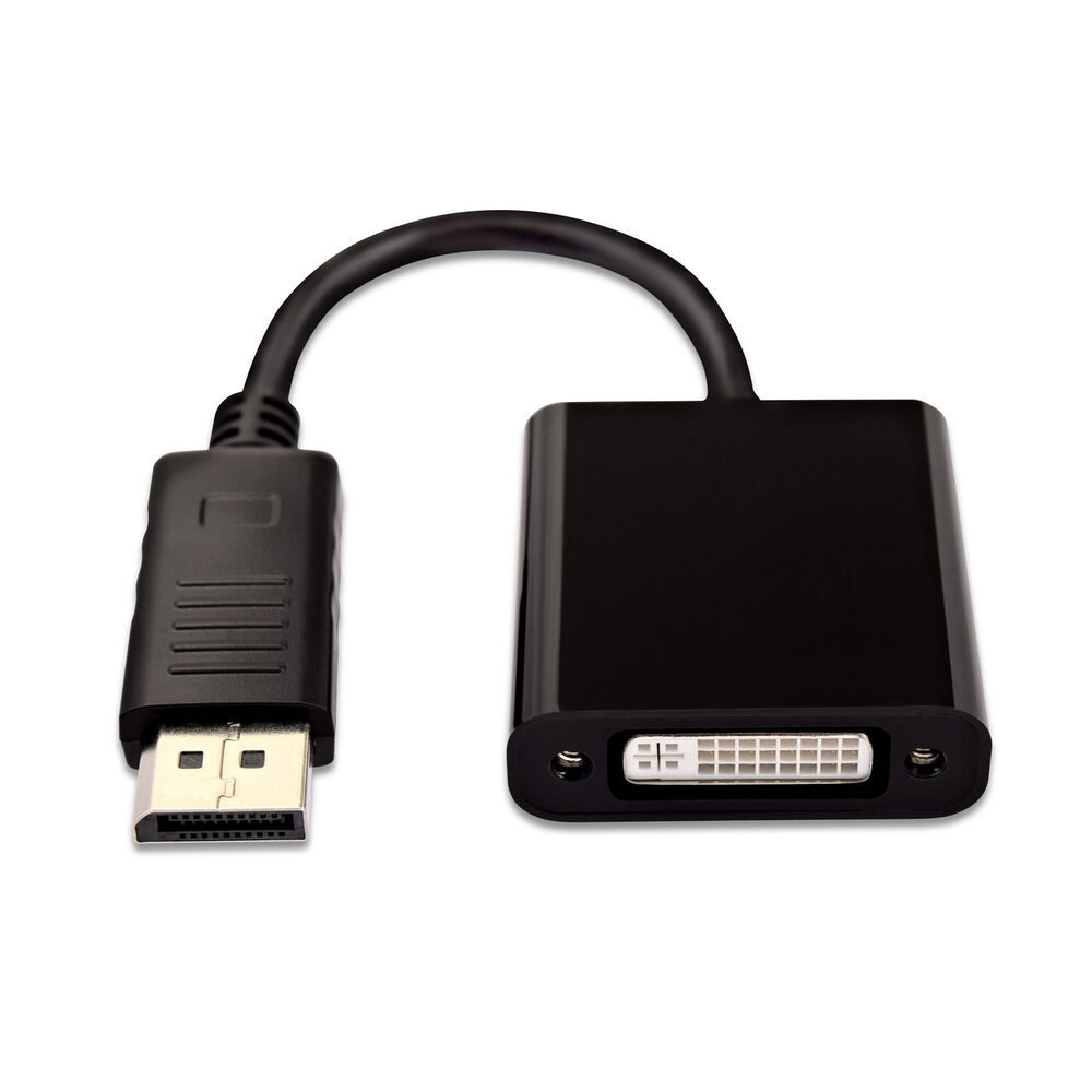 DisplayPort to DVI Adapter V7 CBLDPDVIAA-1E Black_0