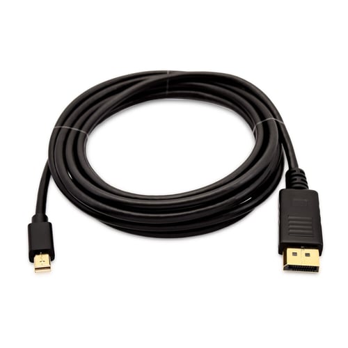 MiniDisplayPort til Displayport kabel V7 V7MDP2DP-03M-BLK-1E Sort_2
