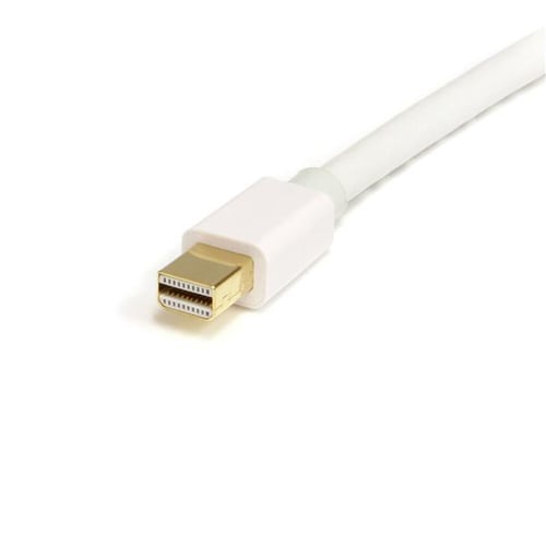 MiniDisplayPort til Displayport kabel Startech MDP2DPMM2MW (2 m) Hvid 4K Ultra HD_2