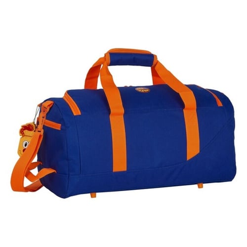 Sportstaske Valencia Basket Blå Orange (50 x 25 x 25 cm)_3