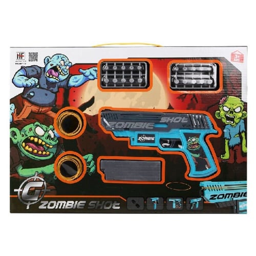 Playset Zombie Shot Dartpistol Blå (43 x 30 cm)_0