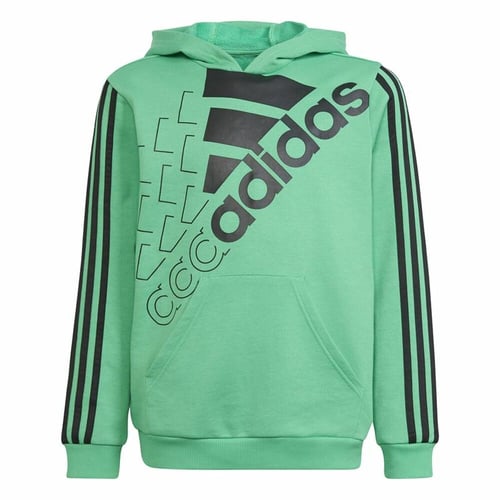 Sweatshirt til Børn Adidas Essentials Logo J Screaming Lysegrøn_2