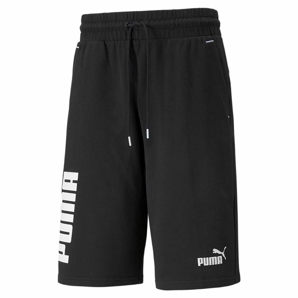 Adult Trousers Puma Power Colorblock 11 Black Men_7