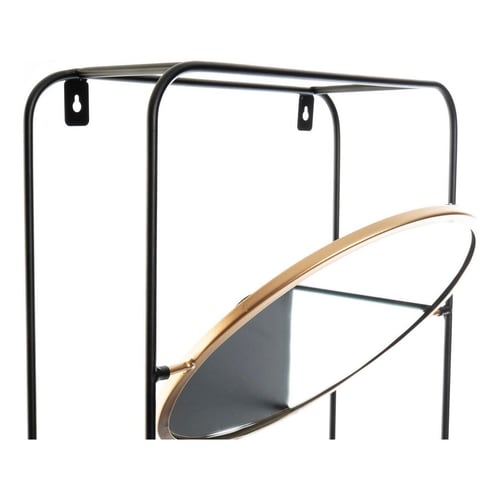 Badrumshyllor DKD Home Decor Metall Glas (32 x 12 x 65 cm)_2