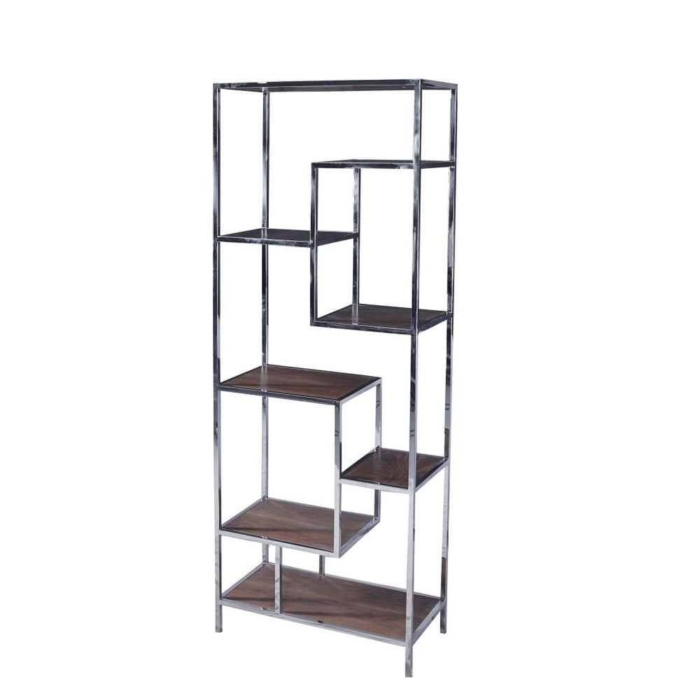 Shelves DKD Home Decor Steel MDF Wood (80 x 40 x 200 cm)_0