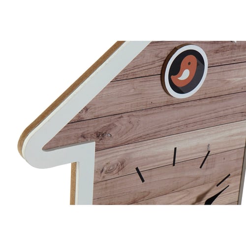 Väggklocka DKD Home Decor Vit Hus Trä MDF (32 x 4.5 x 56 cm) (2 pcs)_8