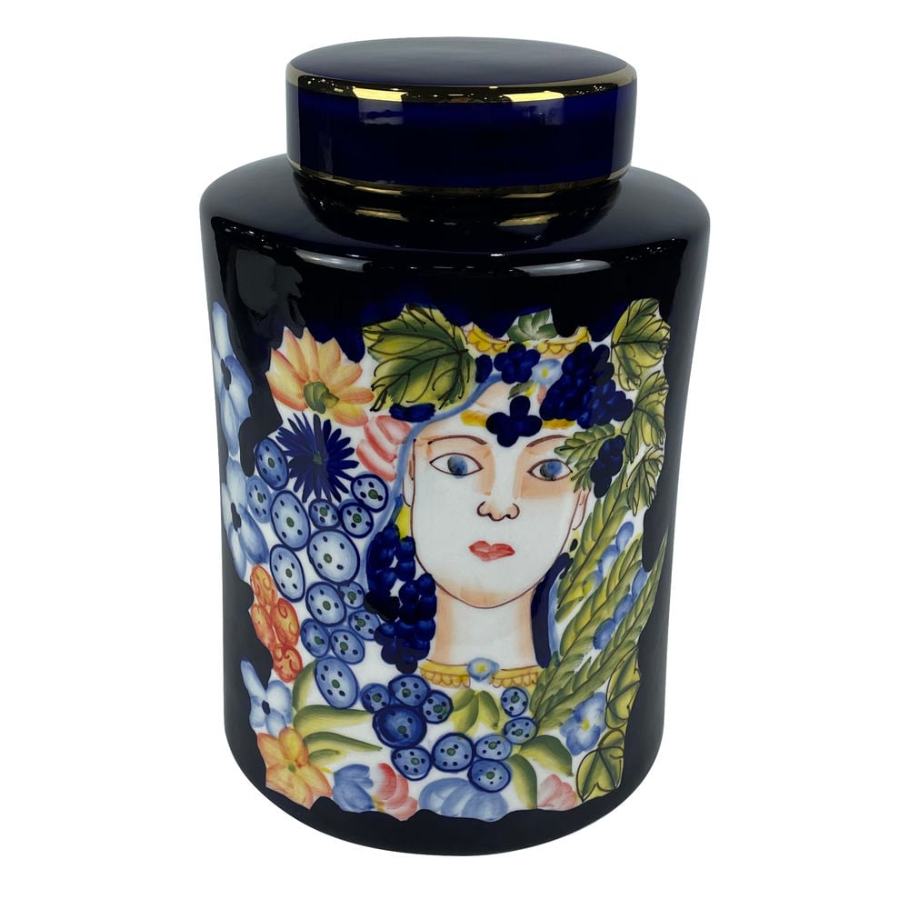 Vase DKD Home Decor Porcelain Black Shabby Chic (21 x 21 x 31 cm)_0