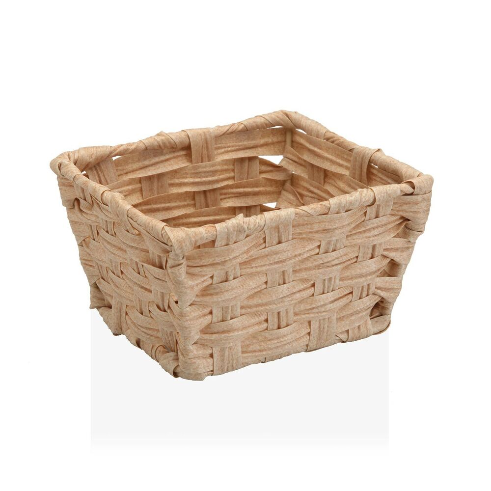 Basket Beige Polyethylene (14 x 9 x 16 cm)_1