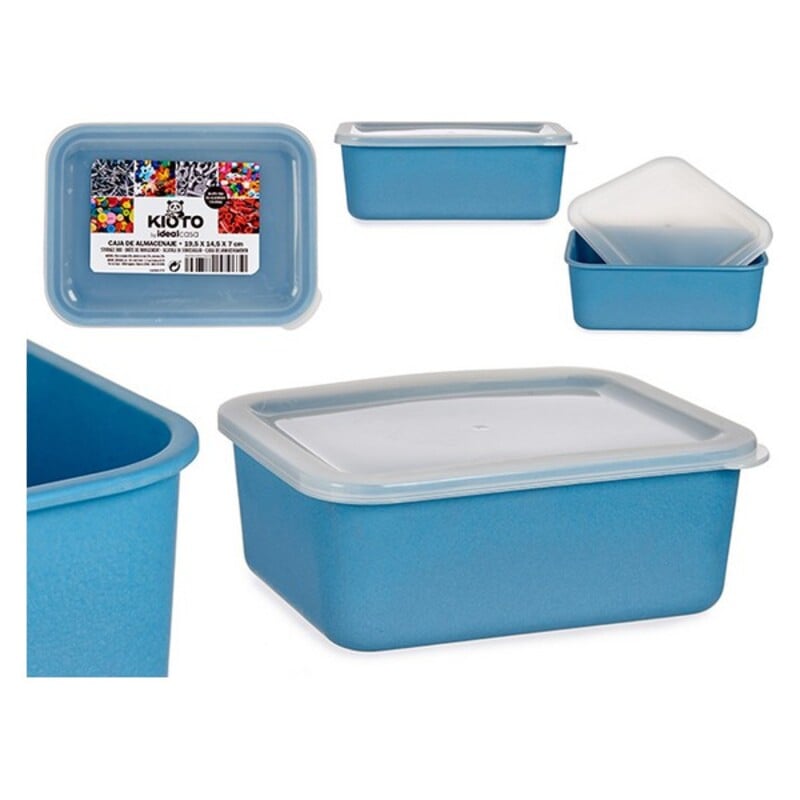 Lunch box Bamboo Dark blue (14,5 x 7 x 19,5 cm)_0