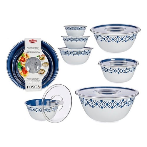Skål Tosca Blå Plast (3 Delar)_0