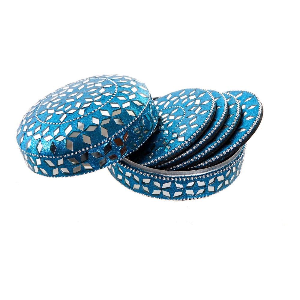 Coasters DKD Home Decor Aluminium MDF Wood (3 pcs)_2