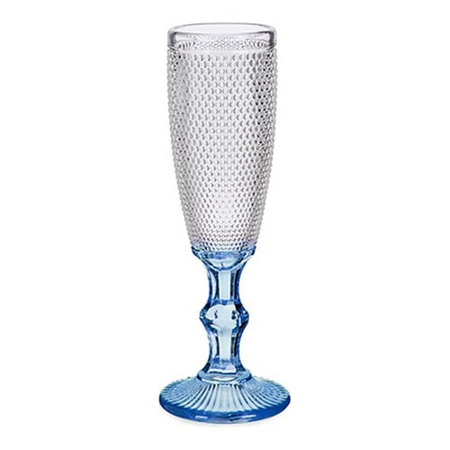Champagneglas Koboltblå Krystal (180 ml) - picture