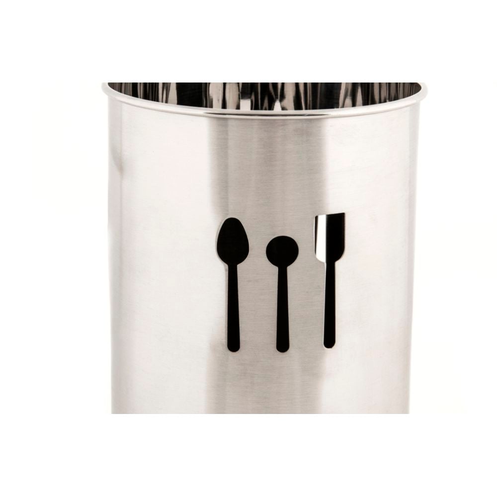 Cutlery Organiser DKD Home Decor Stainless steel (10 x 10 x 18 cm)_3