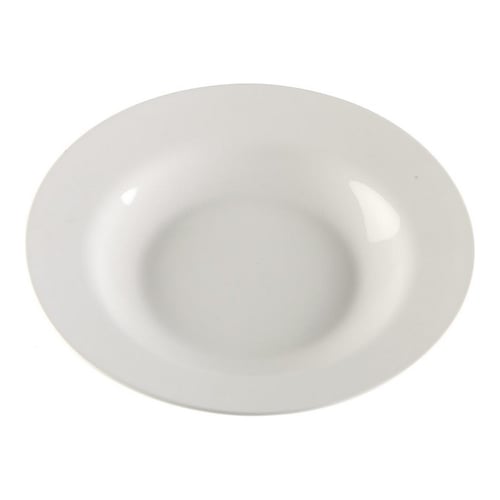 Dyb tallerken Hvid Cirkulær Porcelæn (23 x 23 cm)_0